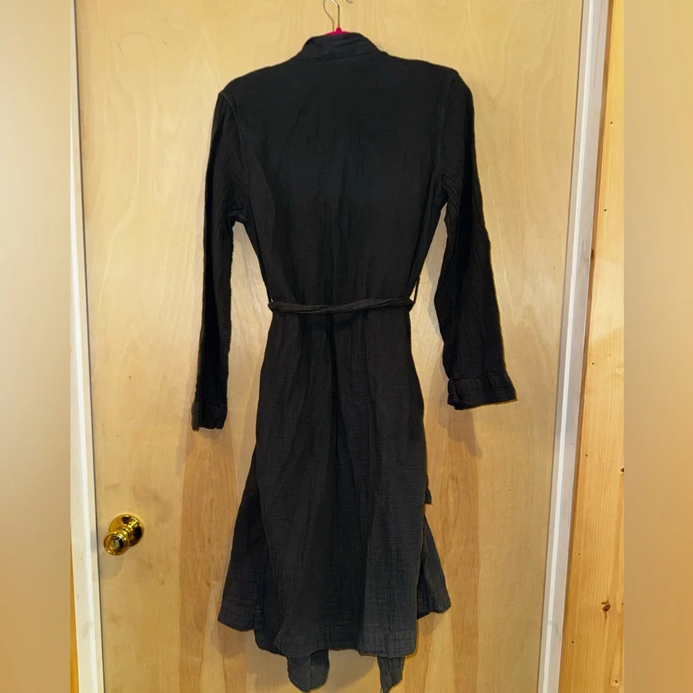 Stars Above Textured Gray Robe - Picture 2 of 3